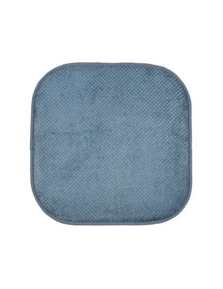 Almofada antiderrapante para cadeira azul