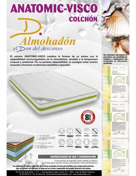 Almofada anatômica Memory Foam Colchão Don