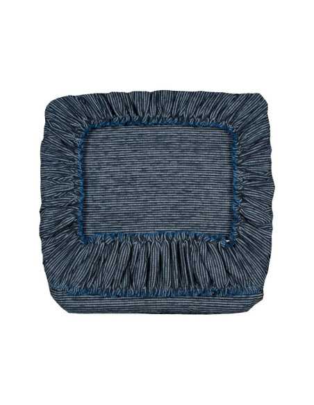 Cojín para silla marrón oscuro