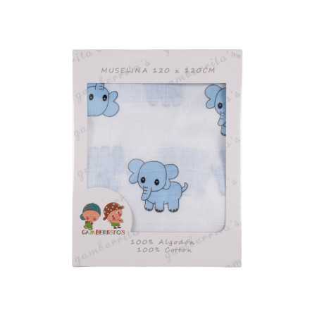 Gasa Muselina Elefantes