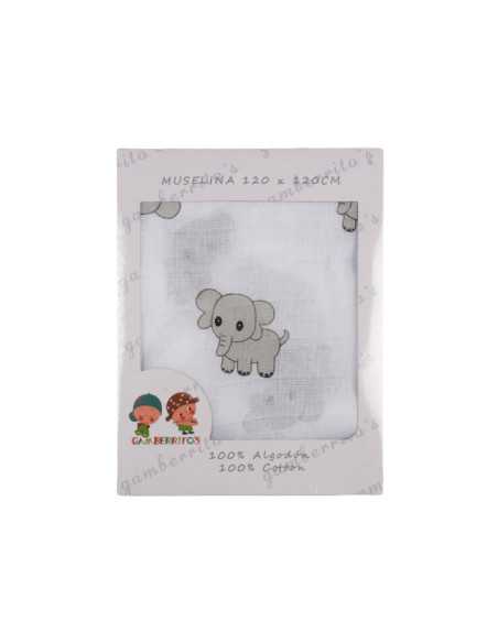 Gasa Muselina Elefantes