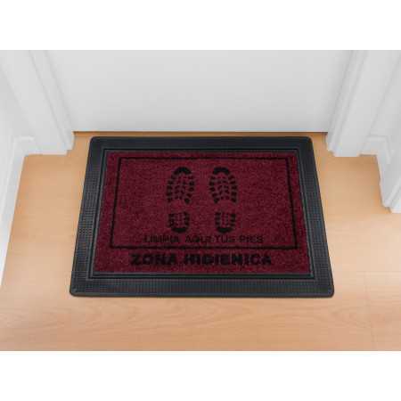 Tapete higiênico com borracha de poliamida