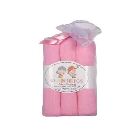 Juego de 3 Gasas Lisas Colores 2