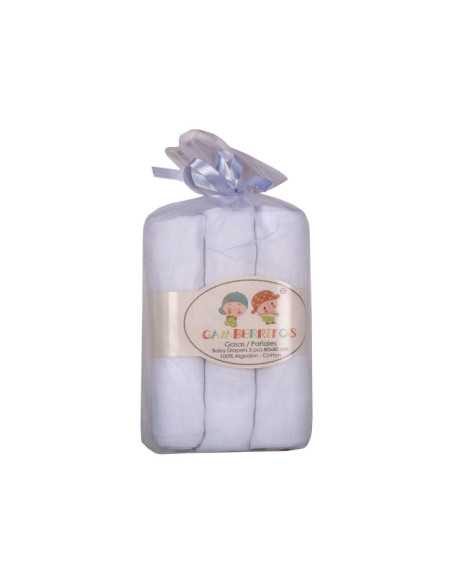 Conjunto de 3 gaze verde Patty