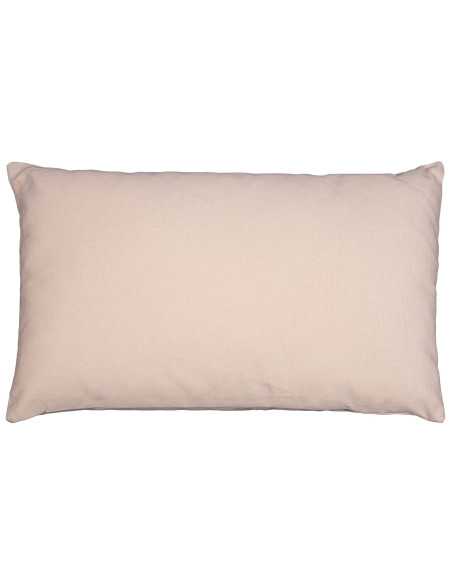 Cojín liso cuadrado color carne