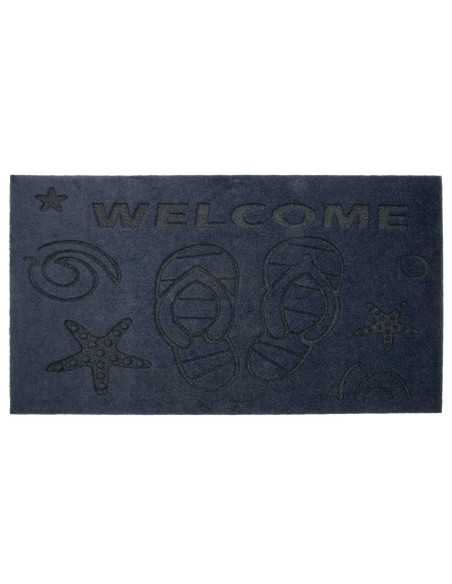 Felpudo de goma Welcome