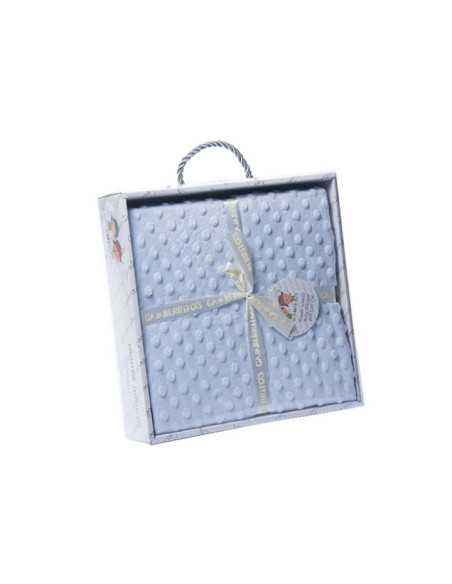 Manta Infantil Lunares Topitos 