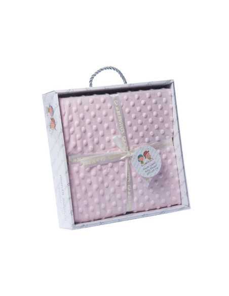 Manta Infantil Lunares Topitos 