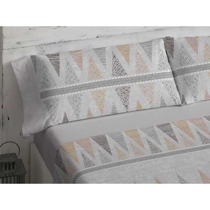 Conjunto de Lençol Burrito Branco Itaca