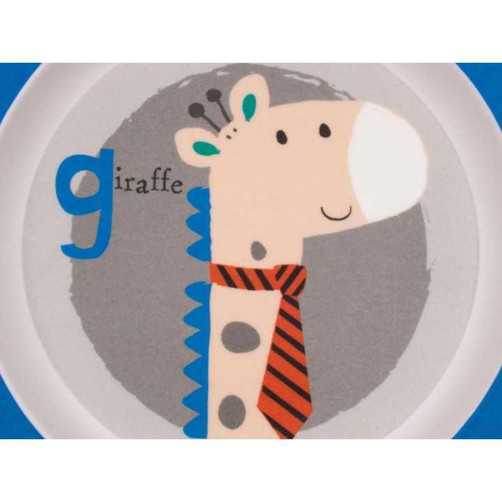 jogo de jantar infantil 5 peças Jirafa