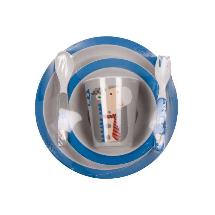 jogo de jantar infantil 5 peças Jirafa