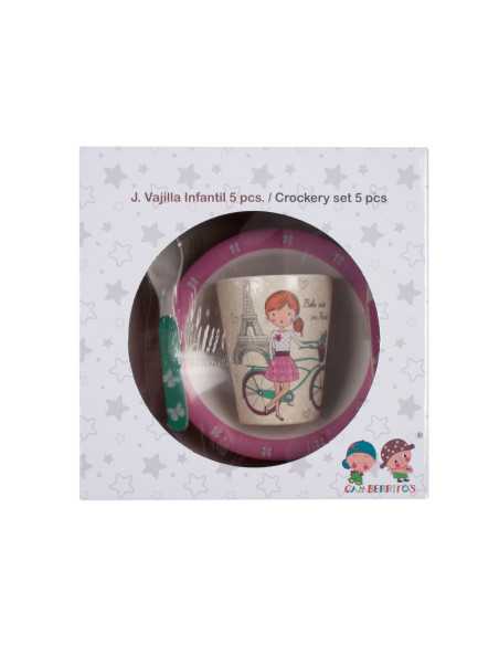 jogo de jantar infantil 5 peças París