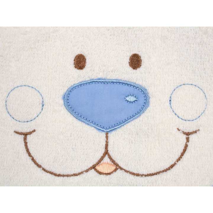 Babador cara de urso 2 peças