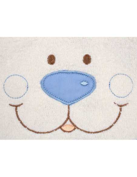Babador cara de urso 2 peças