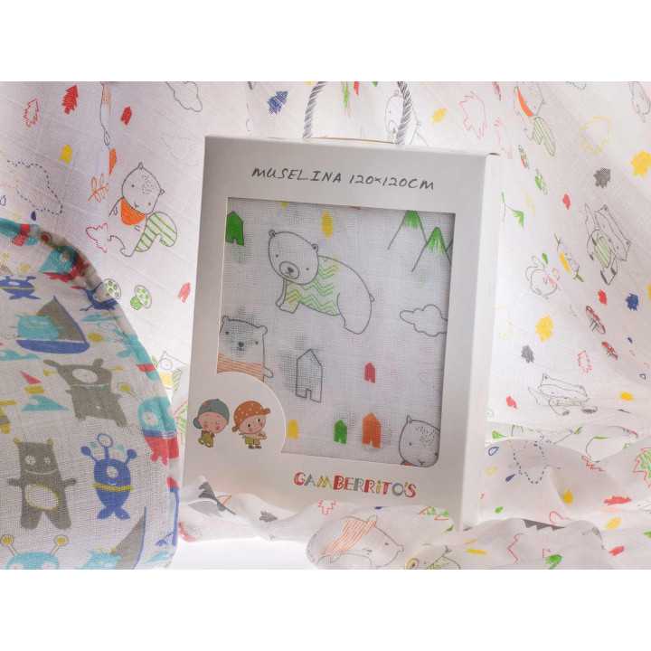 gaze de musselina Jurásico