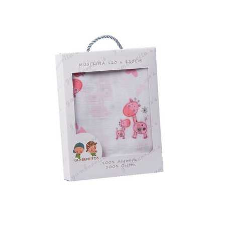 Gaze de musselina Girafa