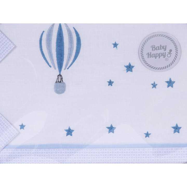 Conjunto de folhas de berço Balão| Lençóis de algodão para berço | Revitex