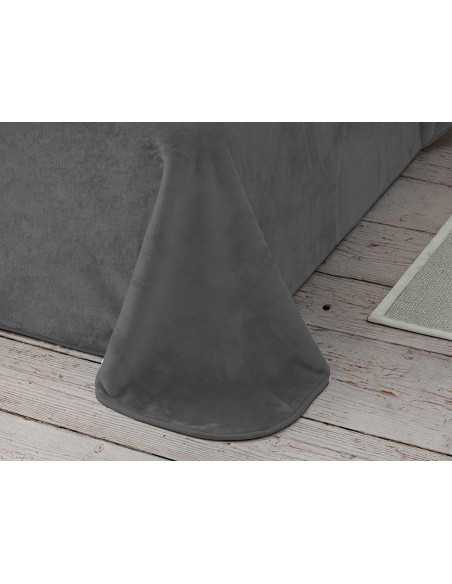 Manta Terciopelo lisa | Manta invierno dormitorio | Revitex online