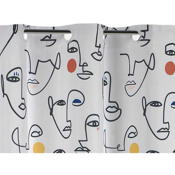 Cortina de banho Olhares| Cortina de banheira | Revitex online