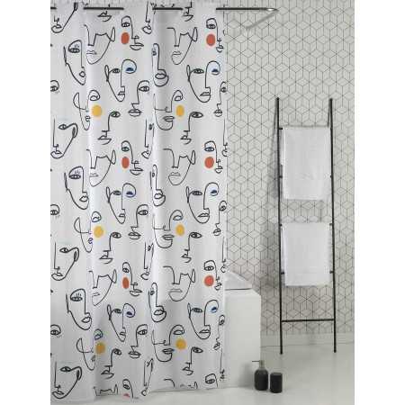 Cortina Baño Miradas | Cortina bañera barata | Revitex online