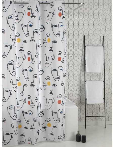 Cortina Baño Miradas | Cortina bañera barata | Revitex online