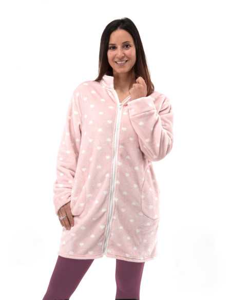 Roupão Coralina Nicola| Roupão de inverno com zíper | Revitex Online