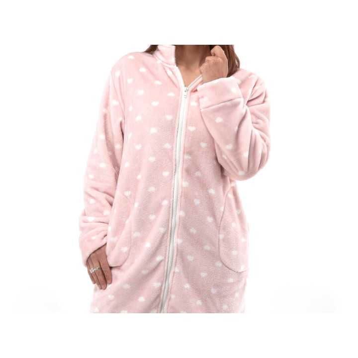 Roupão Coralina Nicola| Roupão de inverno com zíper | Revitex Online