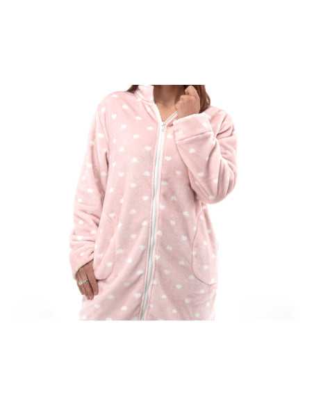 Roupão Coralina Nicola| Roupão de inverno com zíper | Revitex Online