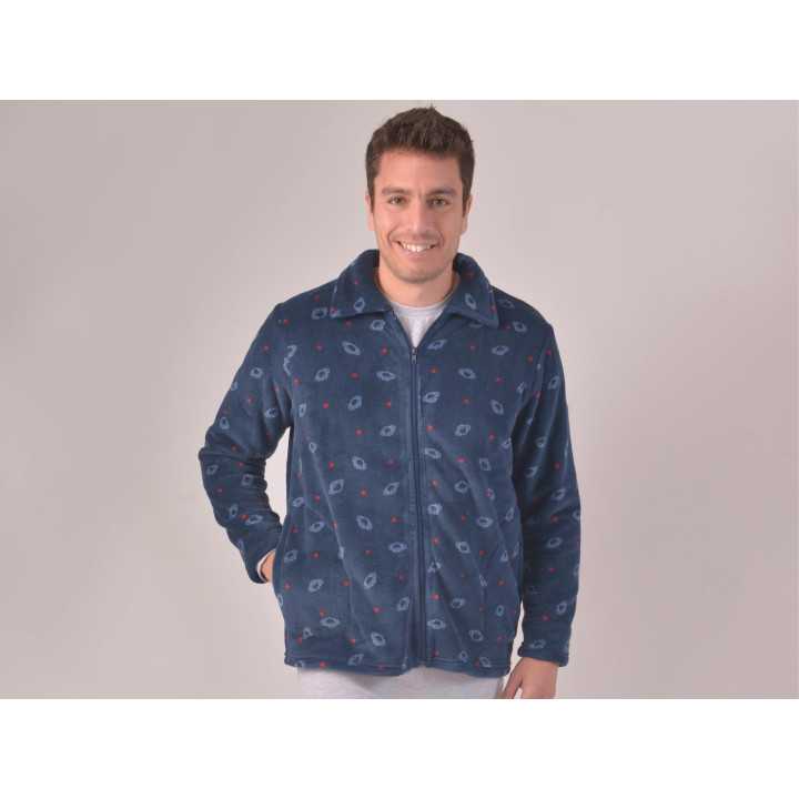 Roupão masculino Coralina Vemon | Robe de inverno masculino | Revitex