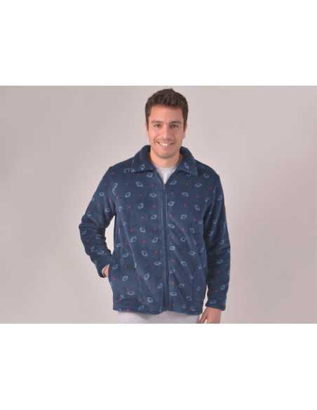 Roupão masculino Coralina Vemon | Robe de inverno masculino | Revitex