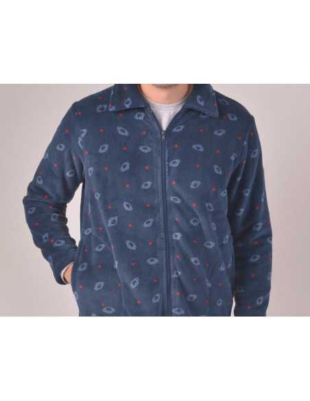 Roupão masculino Coralina Vemon | Robe de inverno masculino | Revitex