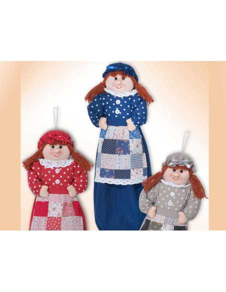 Porta bolsas para cocina | Muñeca para guardar bolsas | Revitex