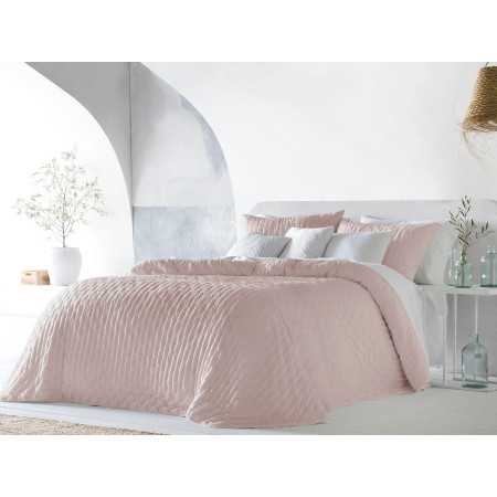 Colcha Bouti Reversible Bianka| Colcha de Verano bordado| Revitex