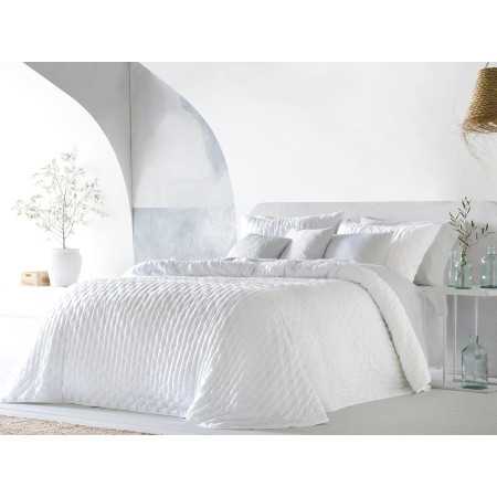 Colcha Bouti Reversible Bianka| Colcha de Verano bordado| Revitex 2