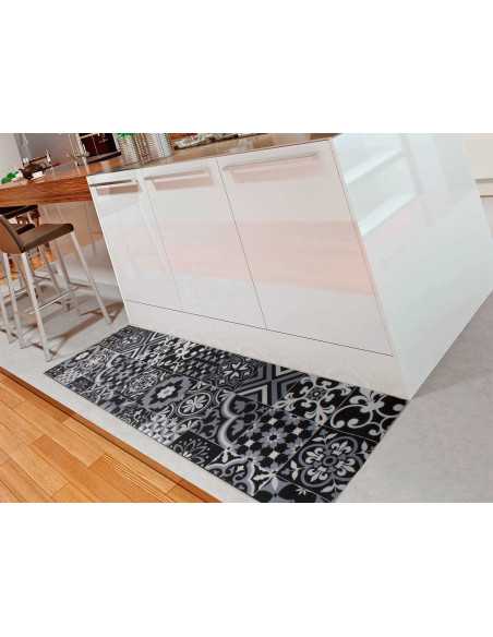 Alfombra Cocina Tania| Alfombra de vinilo con baldosas | Revitex