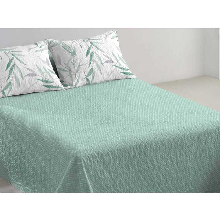 Colcha Bouti Reversible Bambú| Colcha de Verano estampada| Revitex