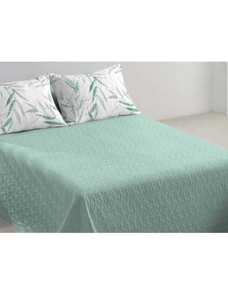 Colcha Bouti Reversible Bambú| Colcha de Verano estampada| Revitex