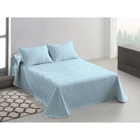 Colcha Bouti Reversible Océano| Colcha de Verano estampada| Revitex 2