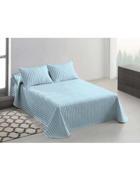 Colcha Bouti Reversible Océano| Colcha de Verano estampada| Revitex