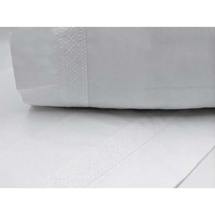 Juego de Sábanas bordadas 100% algodón Percal Bennet| Sábanas Hostelería