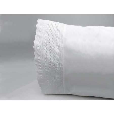 Conjunto de lençóis bordados 100% algodão Many| Folhas de hospitalidade 2