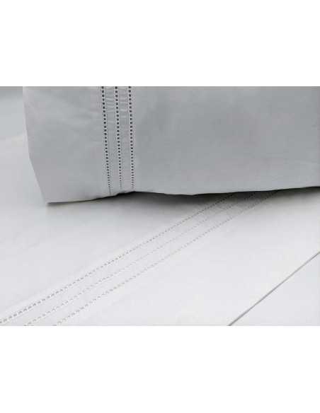 Conjunto de Lençóis Bordados 100% Algodão Percale Gorges| Folhas de hospitalidade