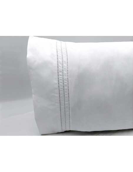 Conjunto de Lençóis Bordados 100% Algodão Percale Gorges| Folhas de hospitalidade