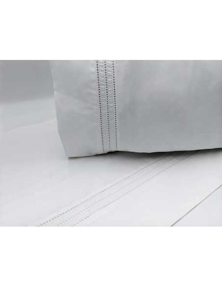 Conjunto de Lençóis Bordados 100% Algodão Percale Gorges| Folhas de hospitalidade