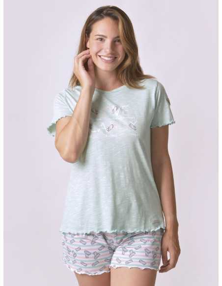 Pijama Privata Dama| Pijama de verão feminino | revitex online