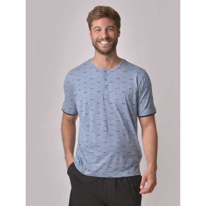 Pijama Privata Puka| Pijama hombre manga corta| Revitex online