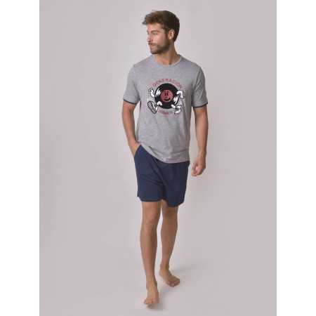 Pijama Privata Raico| Pijama hombre manga corta| Revitex online