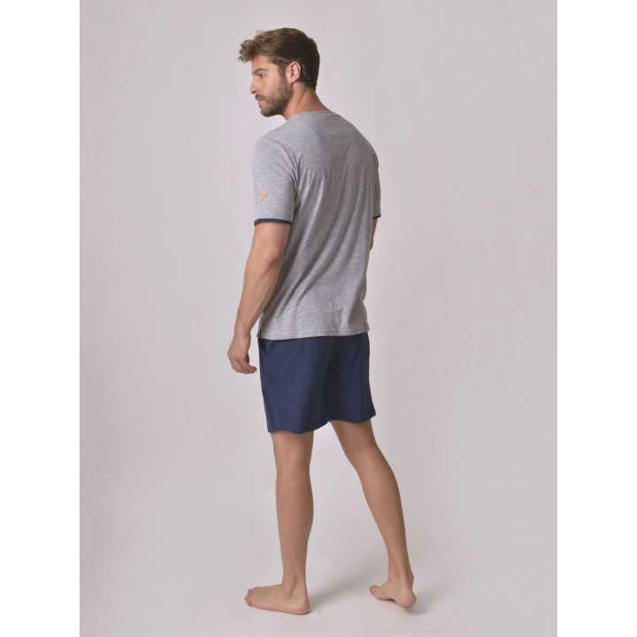 Pijama Privata Raico| Pijama hombre manga corta| Revitex online