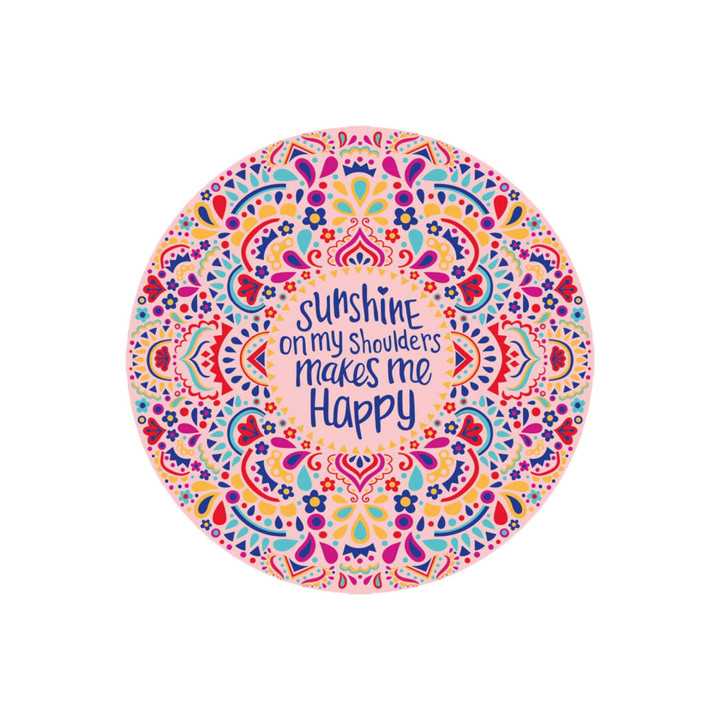 Pareo Toalha de Praia Redonda Sunny| Toalha de secagem rápida