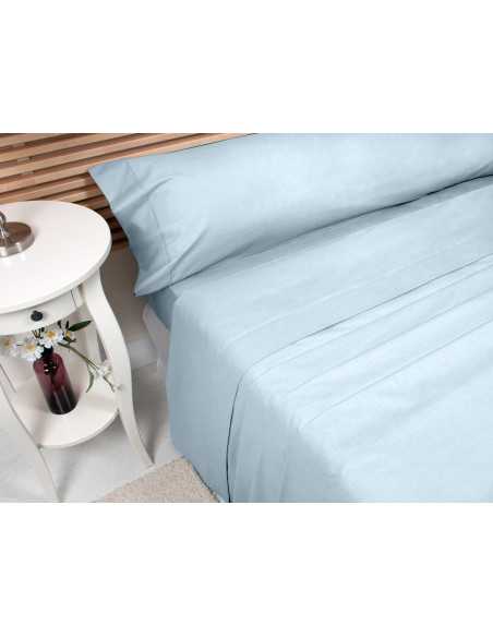 Sábana Bajera MB Actual Celeste| Sábana ajustable | Revitex online